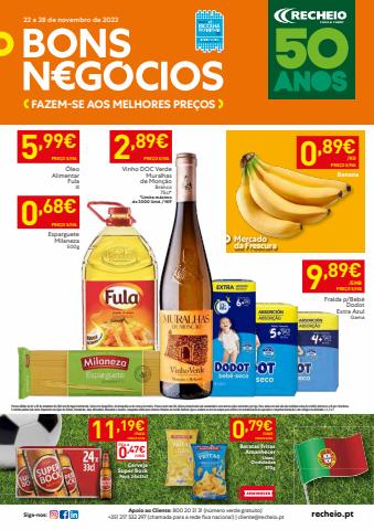 Promoções de Supermercados em Lisboa | Bons Neg&oacute;cios de Recheio | 21/11/2022 - 28/11/2022