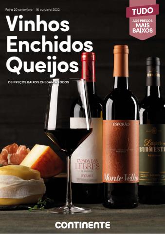 Catálogo Continente em Carregado | Vinhos, Enchidos e Queijos | 20/09/2022 - 16/10/2022