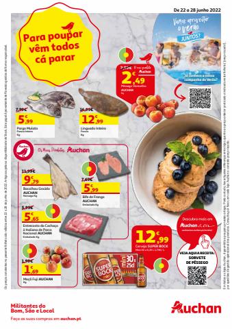 Promoções de Supermercados em Vila Nova de Gaia | Para poupar vêm todos cá parar de Auchan | 22/06/2022 - 28/06/2022