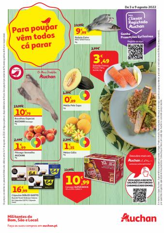 Catálogo Auchan | Para poupar vêm todos cá parar | 03/08/2022 - 09/08/2022