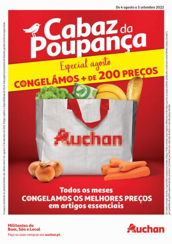 Promoções de Supermercados em Loures | Cabaz Poupança de Auchan | 04/08/2022 - 05/09/2022