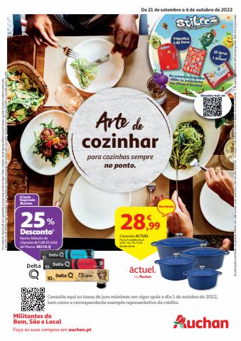 Catálogo Auchan em Quarteira | Arte de cozinhar | 21/09/2022 - 06/10/2022