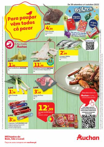 Catálogo Auchan | Para poupar vêm todos cá parar | 28/09/2022 - 04/10/2022