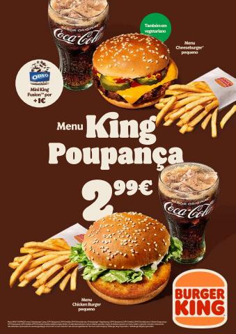 Promoções de Restaurantes em Porto | Promoções Burger King de Burger King | 03/10/2022 - 10/10/2022