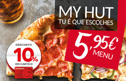 Promoção de Restaurantes no folheto de Pizza Hut em Viseu