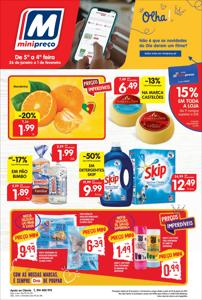 Promoções de Supermercados em Coimbra | Folheto Nacional 26 Jan a 01 Fev de Minipreço | 26/01/2022 - 01/02/2023
