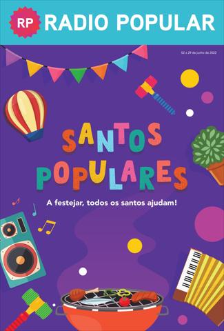 Promoções de Informática e Eletrónica | Santos Populares de Radio Popular | 02/06/2022 - 29/06/2022