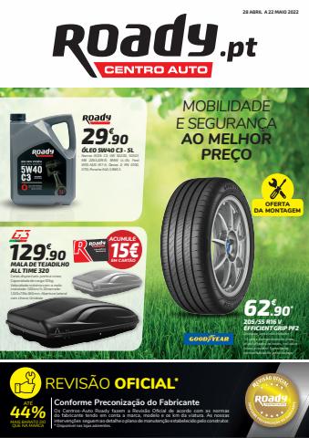 Promoções de Carros, Motos e Peças em Porto | MOBILIDADE E SEGURANÇA AO MELHOR PREÇO! de Roady | 28/04/2022 - 22/05/2022