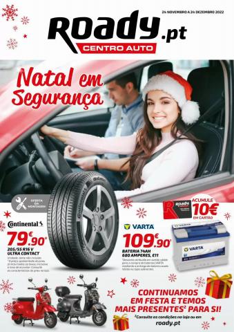 Promoções de Carros, Motos e Peças em Vila Nova de Gaia | Promoções Roady de Roady | 29/11/2022 - 24/12/2022