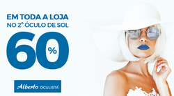 Promoção de Óticas e centros auditivos no folheto de Alberto Oculista em Viseu