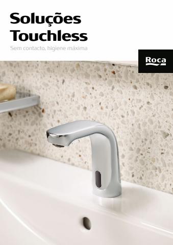 Oferta na página 4 do catálogo Soluções Touchless do Roca