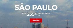 Promoção de TAP no folheto de sua cidade