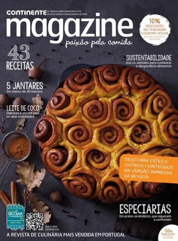 Catálogo Continente Bom dia em Lisboa | Continente Magazine | 25/10/2022 - 28/11/2022
