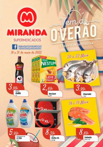 Catálogo Miranda Supermercados em Viana do Castelo | VEM AÍ O VERÃO | 18/05/2022 - 31/05/2022