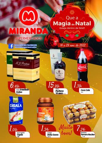 Catálogo Miranda Supermercados em Vila Nova de Famalicão | MAGIA DO NATAL | 16/11/2022 - 29/11/2022