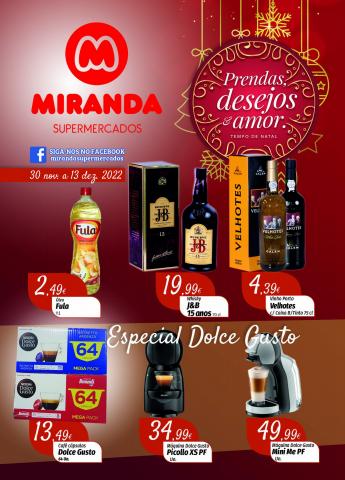 Catálogo Miranda Supermercados em Barcelos | NOVO FOLHETO | 30/11/2022 - 13/12/2022