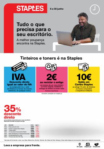 Promoções de Informática e Eletrónica em Vila Nova de Gaia | Tudo o que precisa para o seu escritório de Staples | 06/06/2022 - 30/06/2022
