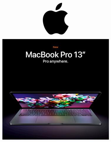 Promoções de Informática e Eletrónica em Braga | MacBook Pro 13' de Apple | 24/06/2022 - 17/10/2022