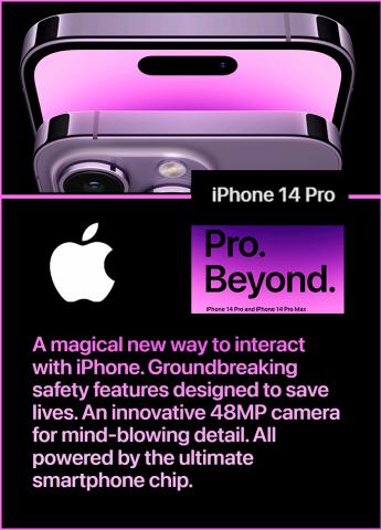 Catálogo Apple | iPhone 14 Pro | 14/02/2023 - 14/08/2023