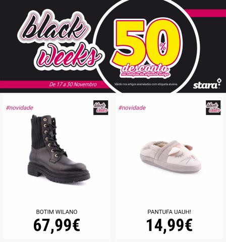 Promoções de Roupa, Sapatos e Acessórios em Coimbra | Promoções BLACK FRIDAY de Stara | 18/11/2022 - 30/11/2022