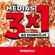 Promoções de Restaurantes | Promoções Telepizza de Telepizza | 29/05/2023 - 12/06/2023