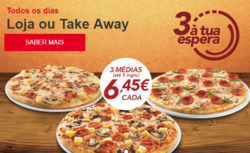 Promoção de Restaurantes no folheto de Telepizza em Viseu