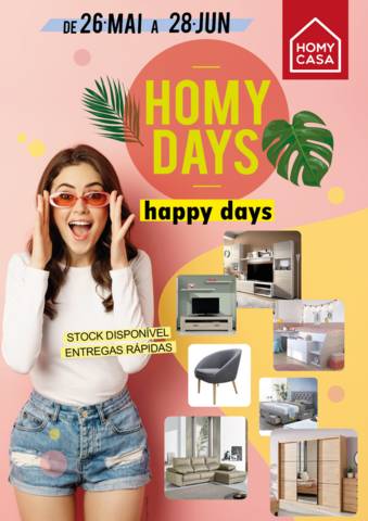 Promoções de Casa e Decoração em Lisboa | Homy Days de Homy Casa | 26/05/2022 - 28/06/2022