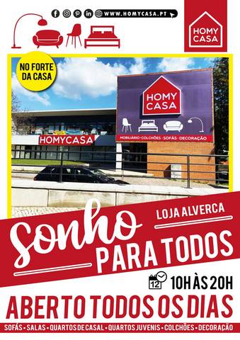 Promoções de Casa e Decoração em Lisboa | Loja de Alverca de Homy Casa | 07/06/2022 - 07/07/2022