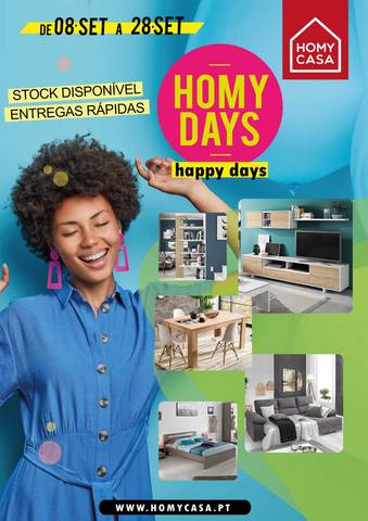 Catálogo Homy Casa | Homy Days Happy Days | 08/09/2022 - 28/09/2022