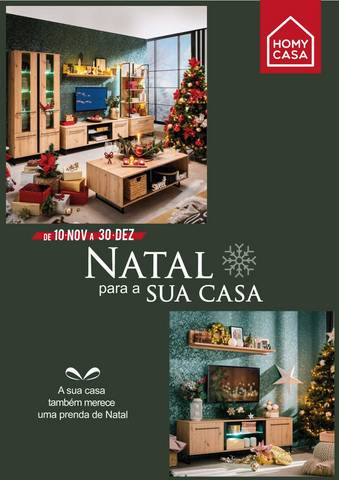 Promoções de Casa e Decoração em Leiria | Natal para a sua casa de Homy Casa | 10/11/2022 - 30/12/2022