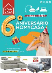 Catálogo Homy Casa em Barreiro | 6º Aniversário Homy Casa | 19/01/2023 - 15/02/2023