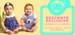 Promoção de Bebés e brinquedos no folheto de Prénatal em Viseu