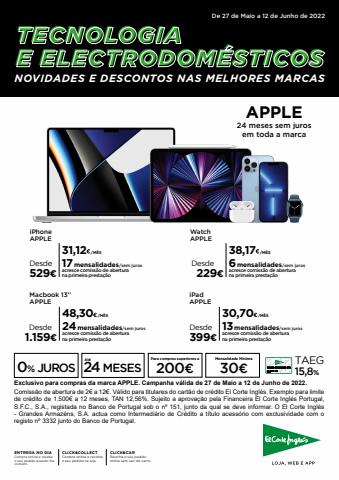 Promoções de Supermercados em Porto | Teconologia e Electrodomésticos de El Corte Inglés | 27/05/2022 - 12/06/2022