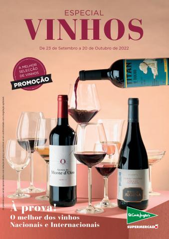 Promoções de Restaurantes em Lisboa | Especial vinhos de El Corte Inglés | 23/09/2022 - 20/10/2022