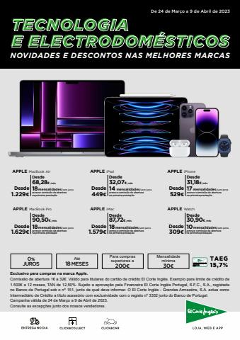 Catálogo El Corte Inglés em Almada | Tecnologia e electrodomésticos | 24/03/2023 - 09/04/2023