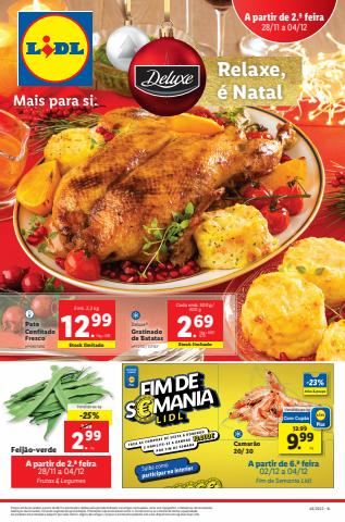 Promoções de Supermercados em Alcochete | Relaxe, é Natal de Lidl | 28/11/2022 - 04/12/2022