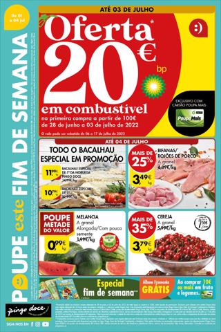 Promoções de Supermercados em Leiria | Folheto Pingo Doce de Pingo Doce | 01/07/2022 - 04/07/2022