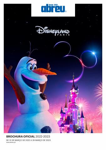 Oferta na página 44 do catálogo Disneyland Paris 2022-2023 do Abreu