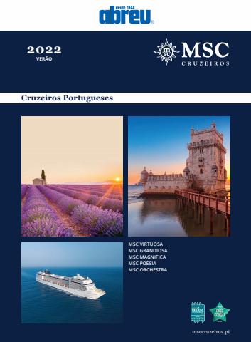 Promoções de Viagens em Leiria | MSC Cruz Portugueses 2022 de Abreu | 19/07/2022 - 31/12/2022