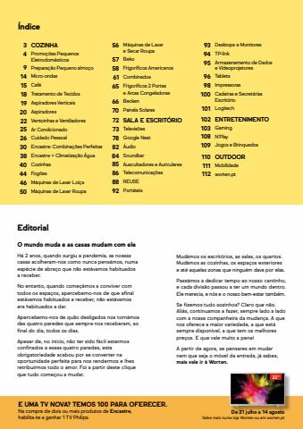Catálogo Worten | Folheto Tudo para o lar | 01/08/2022 - 14/08/2022