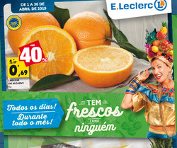 Promoção de E.Leclerc no folheto de sua cidade
