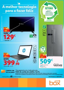 Promoção de Box Jumbo no folheto de Vila Nova de Gaia