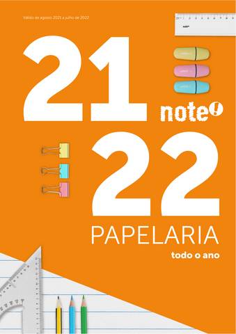 Promoções de Livrarias, Papelaria e Hobbies em Coimbra | Trata e tem tudo! de Note! | 10/09/2021 - 31/07/2022