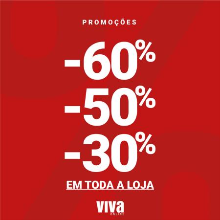 Promoções de Casa e Decoração em Leiria | Descontos até 60% de VIVA | 01/07/2022 - 31/07/2022