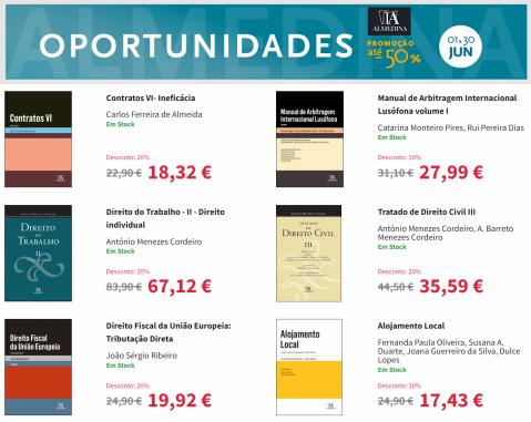 Catálogo Almedina em Porto | Descontos até 50% | 06/06/2022 - 30/06/2022