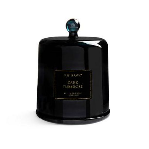 Oferta de Vela frasco campânula perfumada com tuberosa azul-marinho por 5€