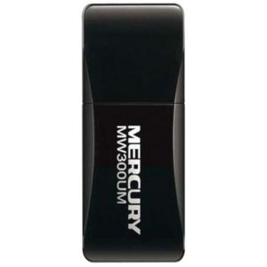 Oferta de Adaptador USB Wireless Mercusys MW300UM USB Micro Wi-Fi N300 por 5,3€ em Media Markt