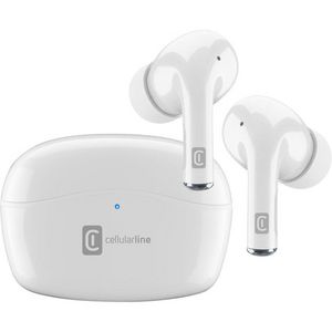 Oferta de Auricular Bluetooth Cellularline Tws Vivid Branco por 39€ em Media Markt