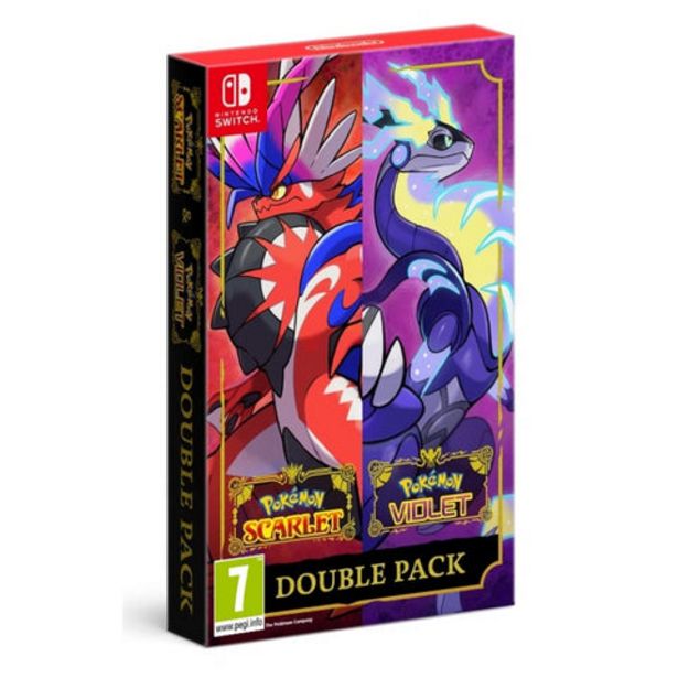 Oferta de Reserva Já Jogo Switch Pókemon Scarlet / Violet Double Pack por 109€ em Media Markt