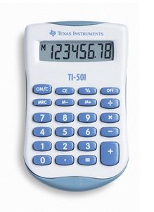 Oferta de Calculadora Básica Texas Instruments TI-501 Pocket por 2,1€ em Media Markt
